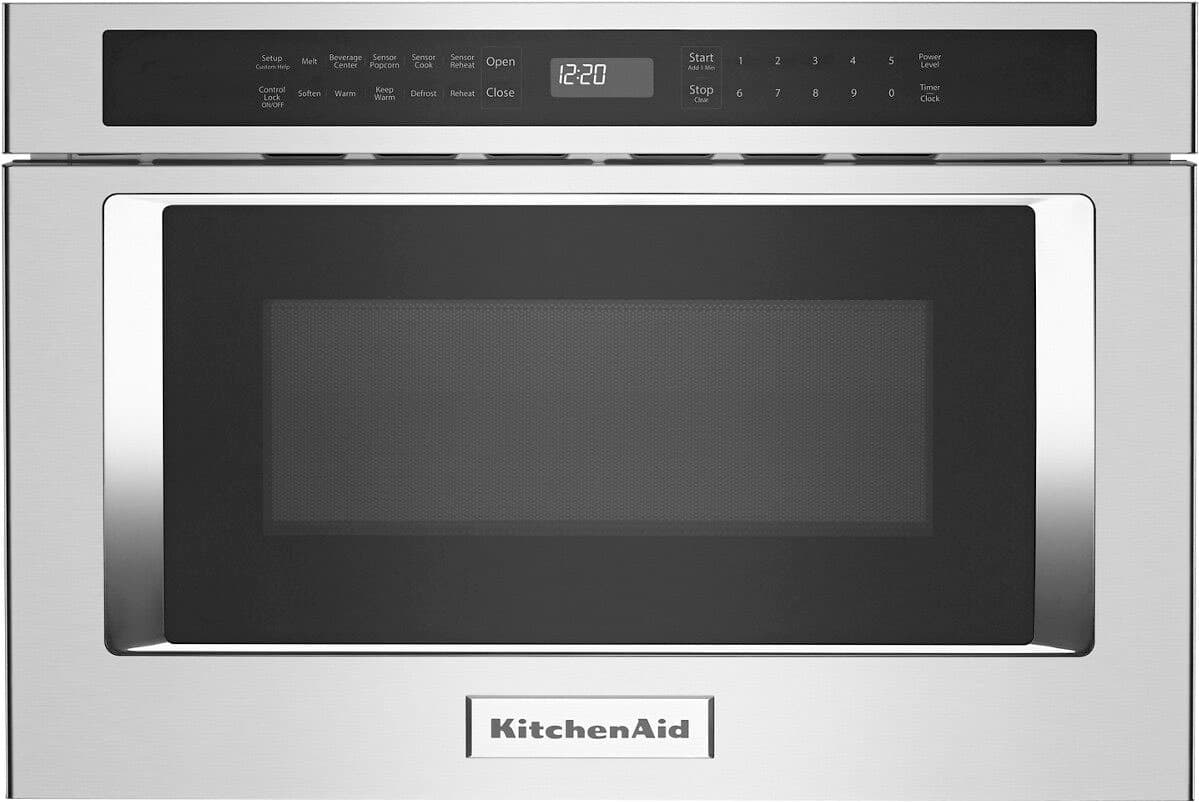 KitchenAid - 24" 1.2 Cu. Ft. Built-In Microwave Drawer - Stainless Steel