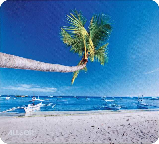 Front. Allsop - Allsop 31621 Naturesmart Mouse Pad - Outrigger Beach   - COMPUTER ACCESS. - Multicolor.