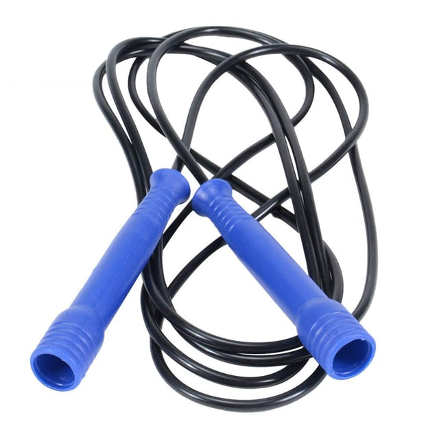 Front. Power Systems - Speed Jump Rope (9 ft), Lightweight Exercise Rope for Cardio, Skipping & Fitness - Blue.