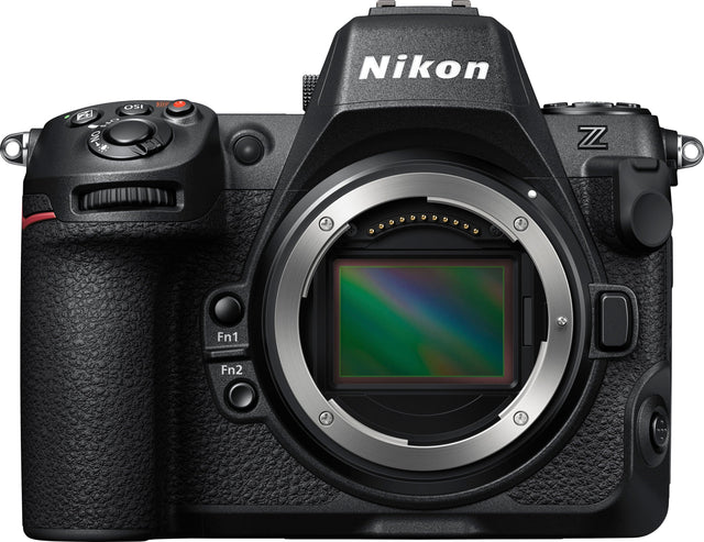 Front. Nikon - Z 8 8K Video Mirrorless Camera (Body Only) - Black.