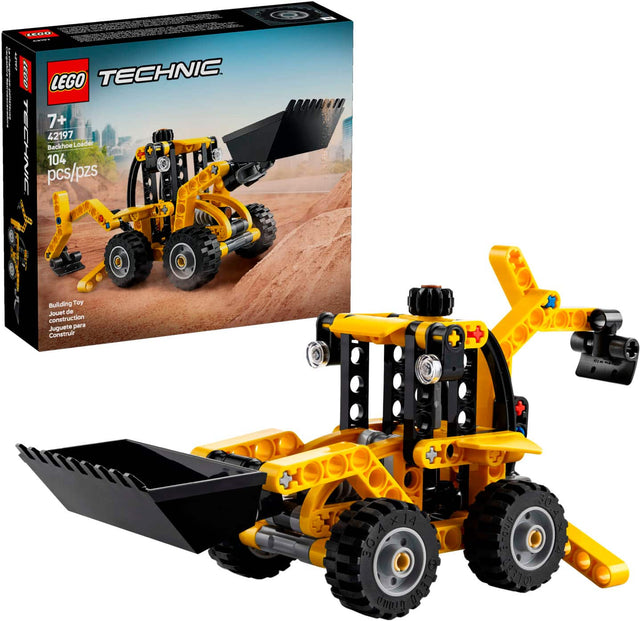 I : SECU | cE00 LEGO TECHNIC 7+ 42197 TECHNC Backhoe Loader 104 pcs/pzs Bullding Toy Jouet de construction Juguete para Construir CANa Um 30AKI Unot9 0431  104 30 : OE