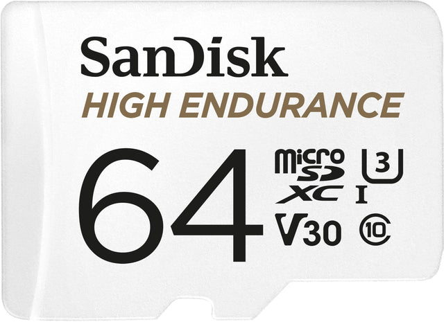 SanDisk HIGH ENDURANCE microSDXC I 64GB V30 C10