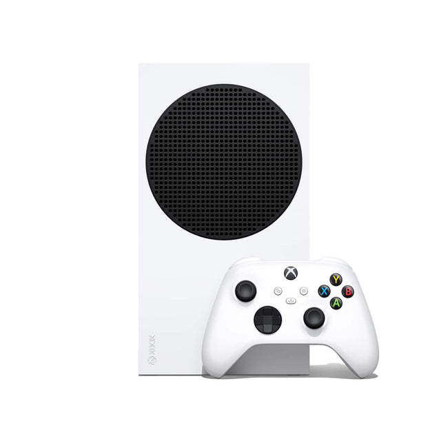 Front. Microsoft - XBOX Series S 512GB All-Digital Console (Disc-Free Gaming) with XBOX Wireless Controller - 120FPS - Robot White.
