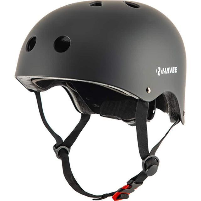 Front. NAVEE - Scooter Helmet - Medium - Black.