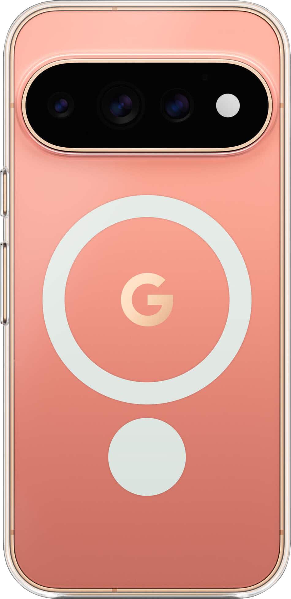 Google - Pixelsnap Clear Case for Pixel 11 Pro - Transparent