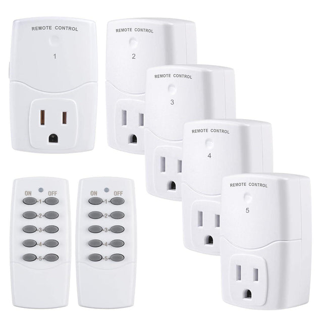 REMOTE CONTROL 1  
REMOTE CONTROL 2  
REMOTE CONTROL 3  
REMOTE CONTROL 4  
REMOTE CONTROL 5  

ON 1 2 3 4 5  
OFF 1 2 3 4 5
