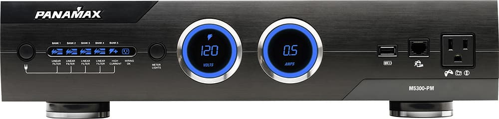 Panamax - 11-Outlet Power Conditioner/Surge Protector - Black