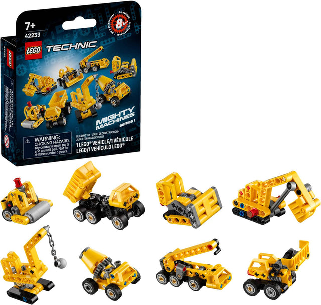 LEGO TECHNIC. 52628 MIGHTY SERIES 1 JOUET DE CONSTRUCTION- BUILDING TOY WARNING: JUGUETE PARA CONSTRUIR VEHÍCULO CHOKING HAZARD. VEHICLE/1 contains small parts 1 LEGO VÉHICULE LEGO Toy ball. Not for children under 3 years.