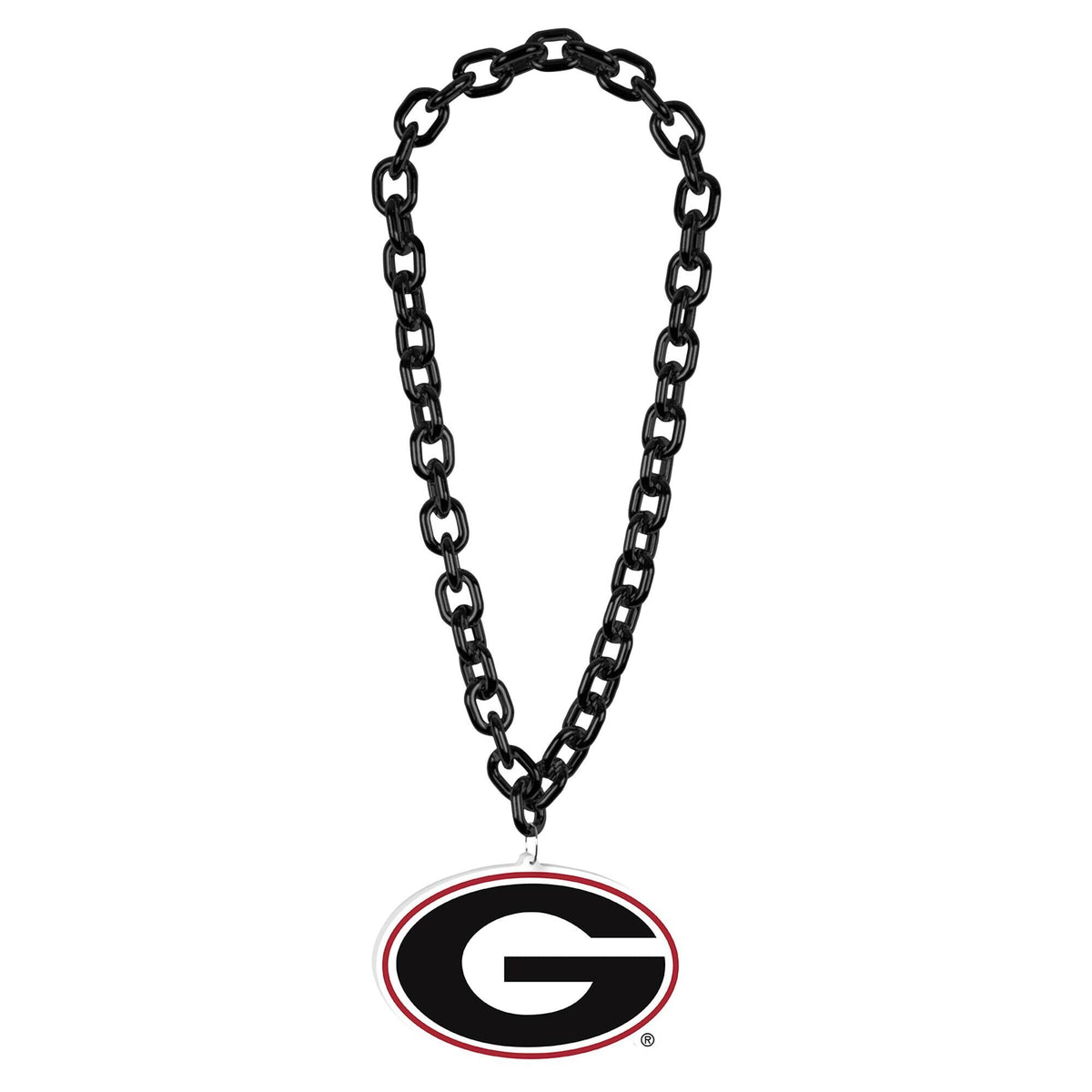WinCraft - Georgia Bulldogs Big Chain Logo Necklace - Multicolor
