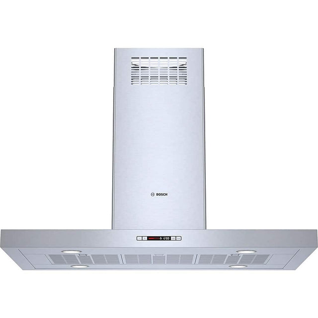 Front. Bosch - 800 Series 42" Convertible Range Hood - Stainless steel.