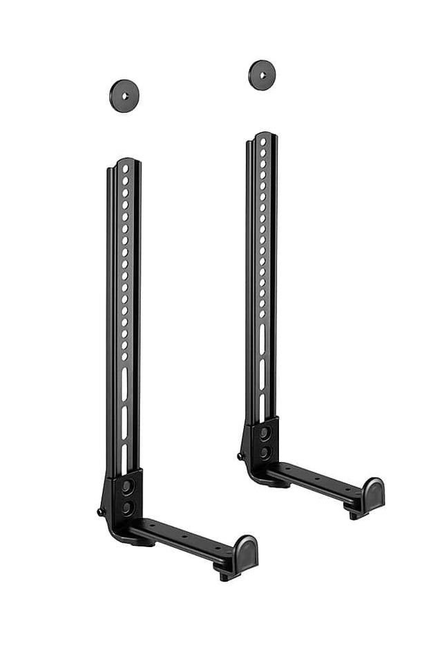 Front. Peerless-AV - Universal Sound Bar Mount - Black.