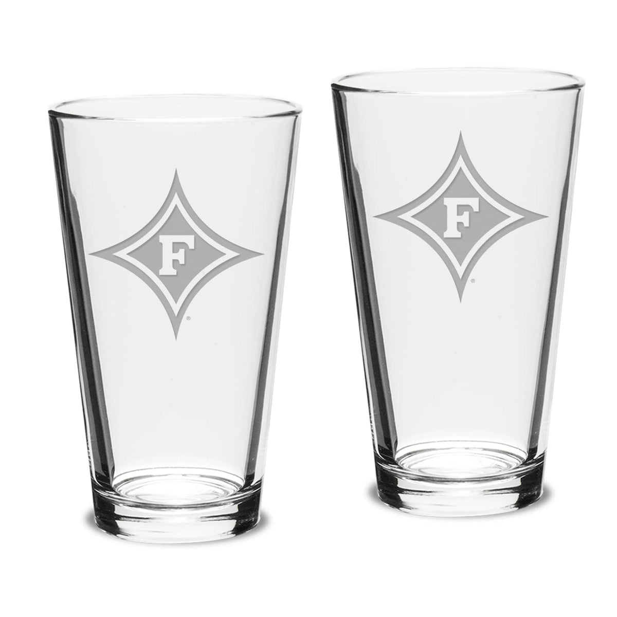 Jardine - Furman Paladins 16oz. 2-Piece Classic Pub Glass Set - Multicolor