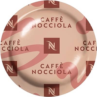 Nespresso - Caffe Nocciola Coffee Professional Capsules, Espresso Roast, 50/Box