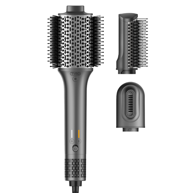 Front. TYMO - TYMO Airexcel High Speed Hot Air Brush - Gery.