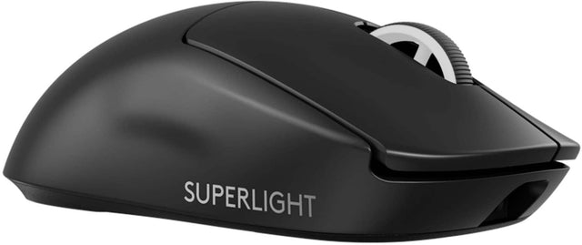 Front. Logitech - PRO X SUPERLIGHT 2 SE LIGHTSPEED Lightweight Wireless Gaming Mouse with Optical HERO 2 Sensor 44,000 DPI for PC - Black.