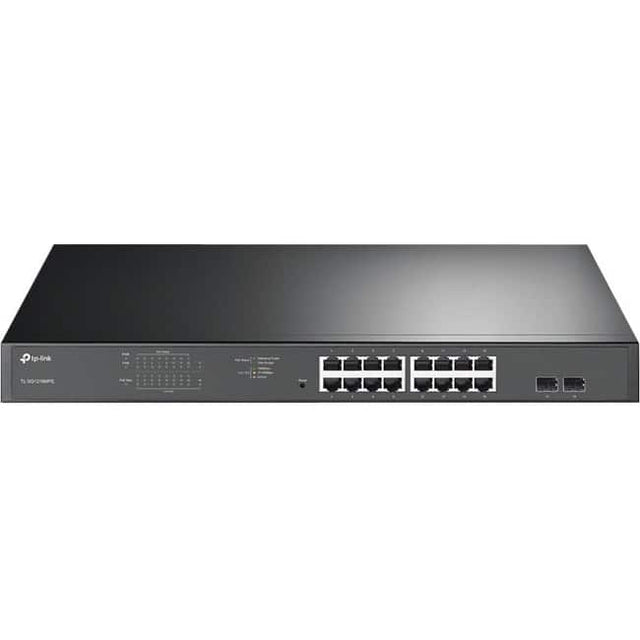 TP-Link  
TL-SG3128PE  

Ports:  
- 24 x 10/100/1000 Mbps RJ45 Ethernet ports  
- 4 x SFP Gigabit Ethernet ports  

LED Indicators:  
- Power  
- 24 x Port activity LEDs  
- 4 x SFP activity LEDs  
- System LED  

Other Features:  
- Auto-MDIX  
- Auto-Negotiation  
- Link/Speed LEDs  
- Power LED  
- System LED  

Dimensions:  
- 1U Rack Mountable