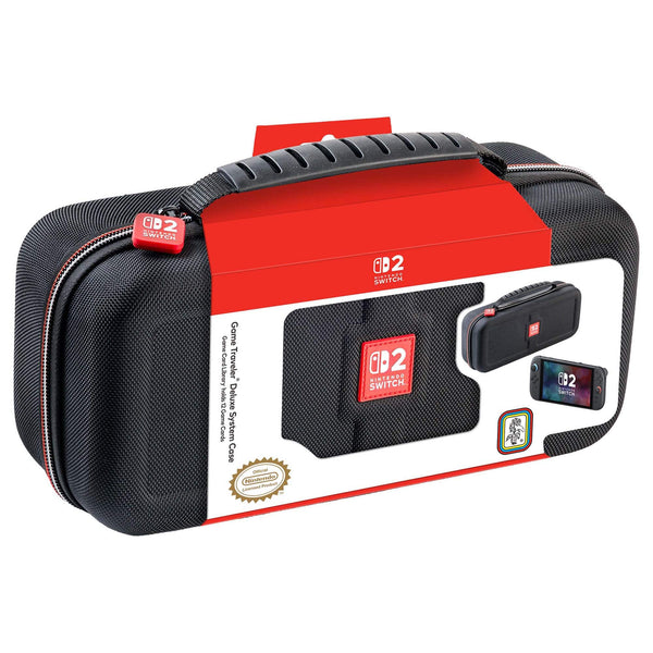 RDS Industries - Nintendo Licensed Nintendo Switch 2 Game Traveler Deluxe System Case - Black