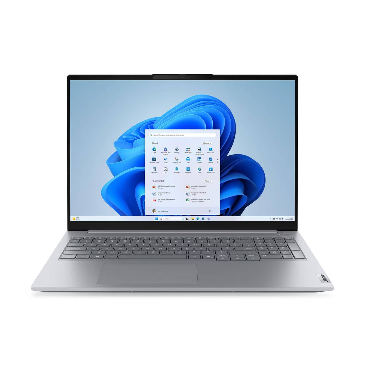 Lenovo - ThinkBook 16 Gen 9 16" Laptop - Latest Model - Intel Core 5 with 16GB Memory - 512GB SSD - Arctic Grey