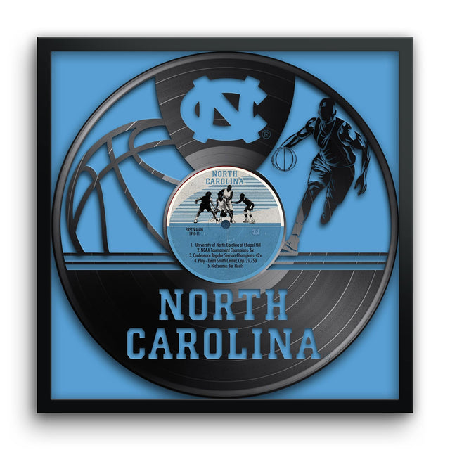 NORTH CAROLINA

FIRST SEASON
1. University of North Carolina at Chapel Hill
2. NCAA Tournament Champions: 6x
3. Conference Regular Season Champions: 4x
4. Play Dron Smith Center
5. Nickname: for Teels

NORTH CAROLINA

NCAA Tournament Champions: 6x
Conference Regular Season Champions: 4x
Play Dron Smith Center
Nickname: for Teels

NORTH CAROLINA