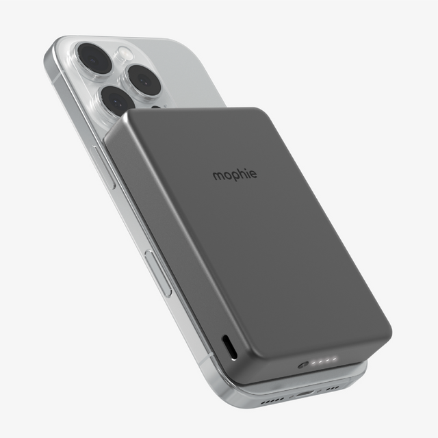 Front. mophie - Qi2 Powerstation 10K - Black.