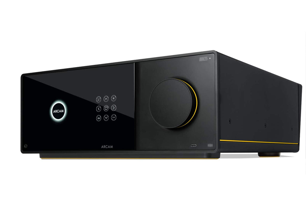 Arcam - AVA25 90W 9.2-Ch. Class AB Hi-Res 8K A/V Home Theater Receiver with Wi-Fi - Black