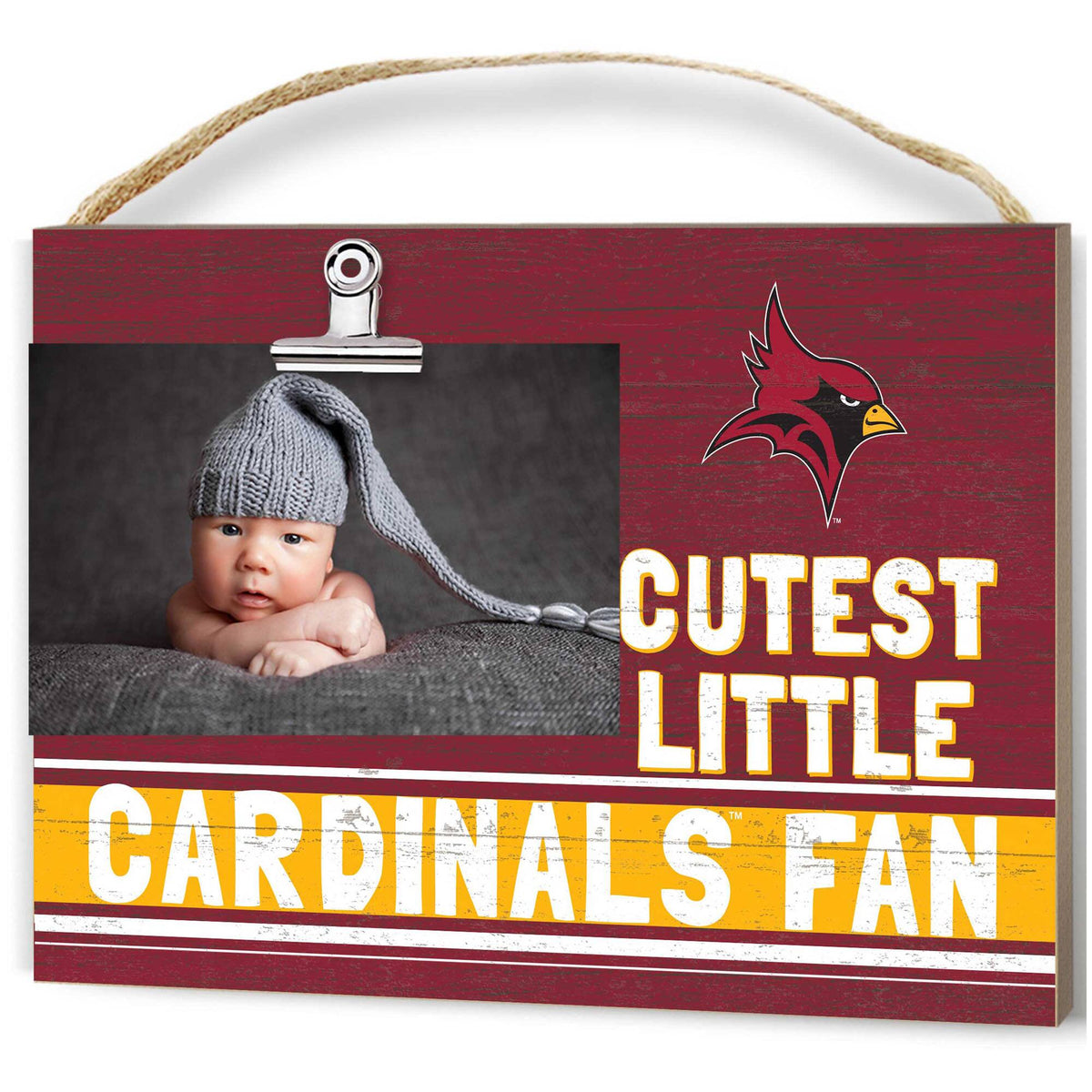 Jardine - St. John Fisher Cardinals 8" x 10" Cutest Little Team Logo Clip Photo Frame - Navy