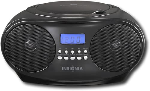 Insignia™ - CD Boombox - Black