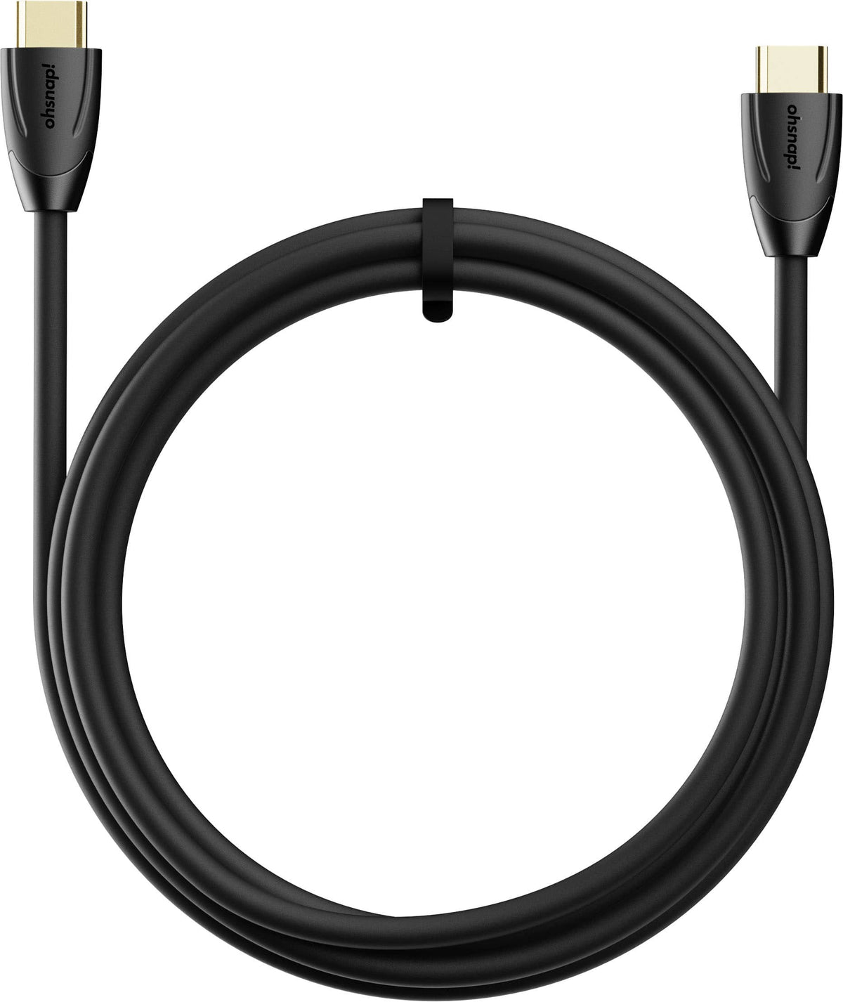 OhSnap - MCON 4K 60Hz 6.6 feet HDMI Cable - Black