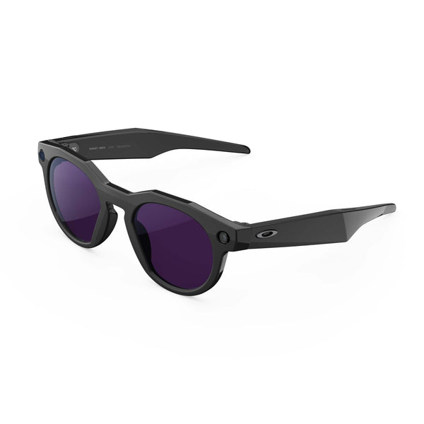 Oakley Meta - HSTN glasses - with Meta AI, Audio, Photo, Video Compatibility - Clear to Amethyst Transitions Lenses - Black