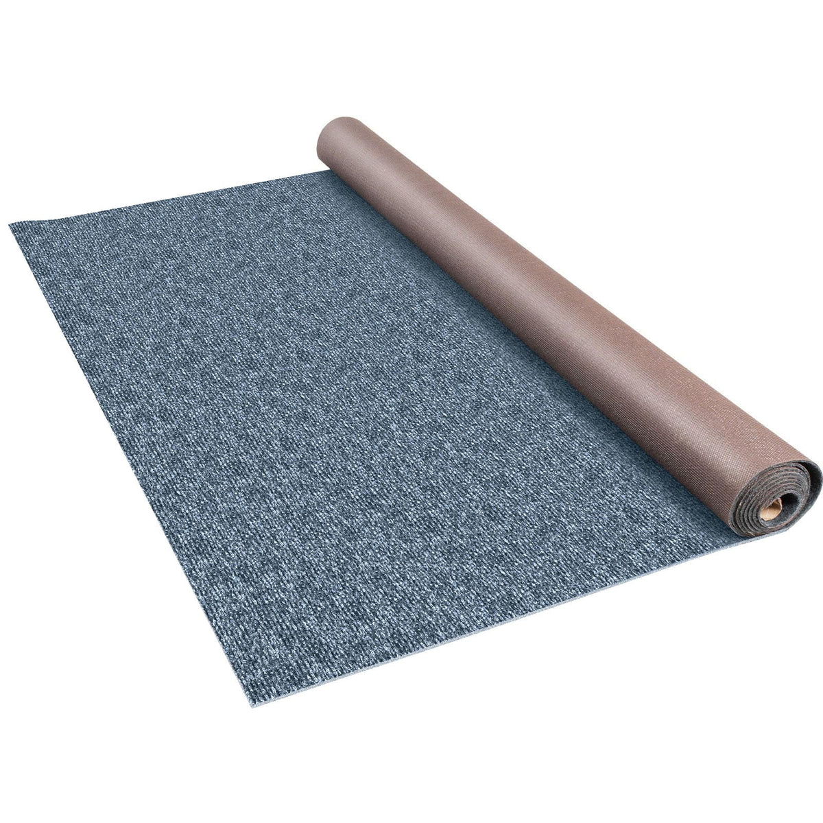 VEVOR - Marine Carpet 6 ft x 29.5 ft, Boat Carpet Rugs, Indoor Outdoor Rugs for Patio Deck Anti-Slide TPR Water-Proof - Gray