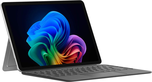 Front. Microsoft - Surface Pro - Copilot+ PC - 12" Touchscreen - Snapdragon X Plus - 16GB Memory - 256GB UFS - Device Only - Platinum.