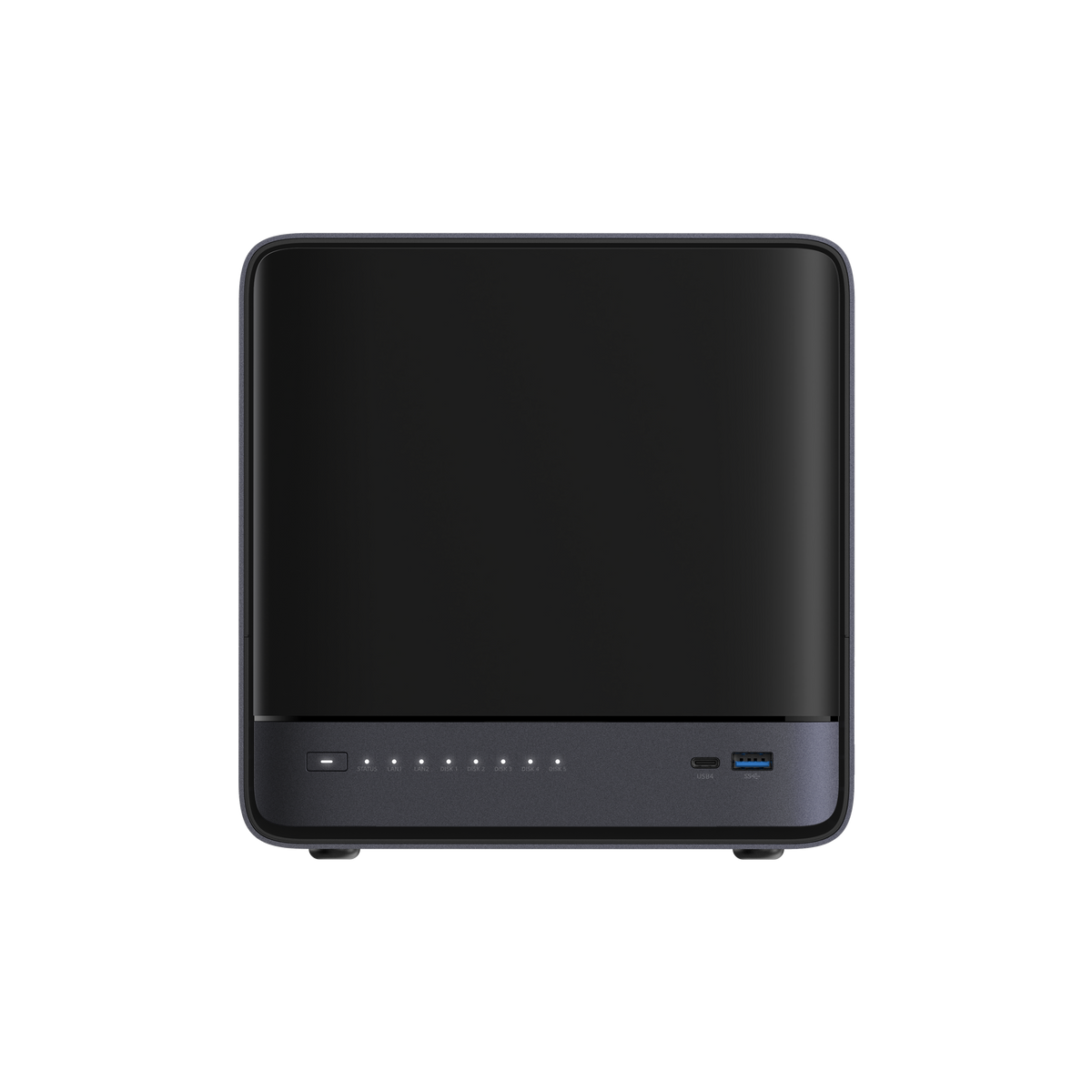 Minisforum - N5 MAX AI NAS, 64GB LPDDR5x + 128GB OS, AMD Ryzen AI Max+ 395, AMD Radeon 8060S, 126 TOPS NPU, Dual 10GbE, USB4 v2 - Black
