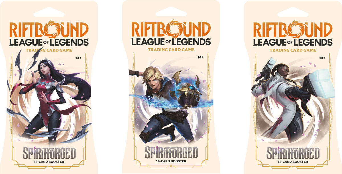Riftbound - League of Legends Trading Card Game: Spiritforged Sleeved Booster - Styles May Vary