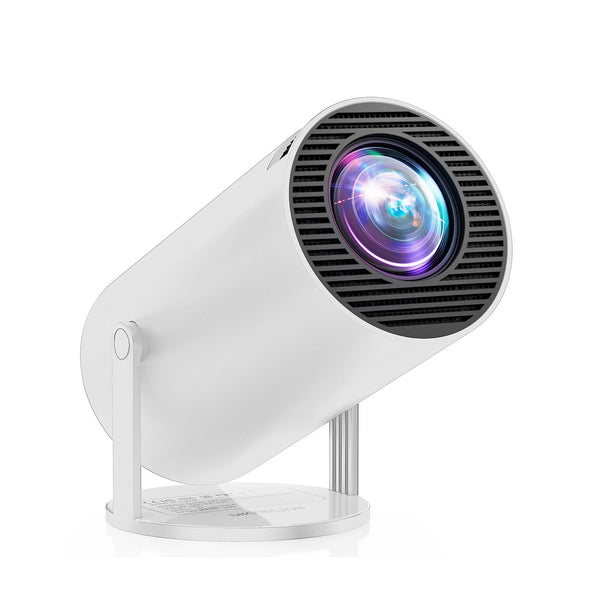 COQOOL - Projector 1080P Full HD, Mini Projector Smart for Movie Projection Compatible with Phone - White