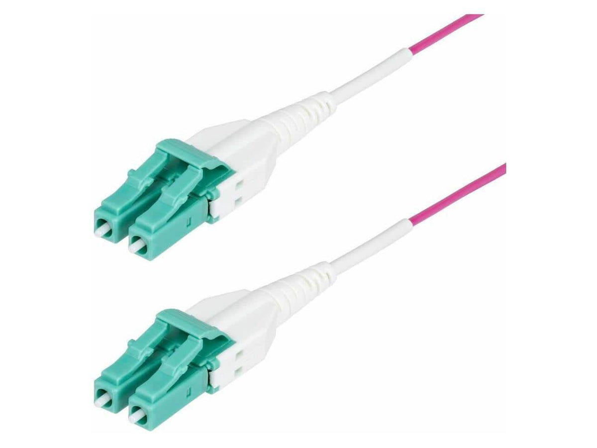 StarTech.com - Startech 30m LC to LC OM4 Fiber Cable - Violet - 50/125 - 100G - OFNR