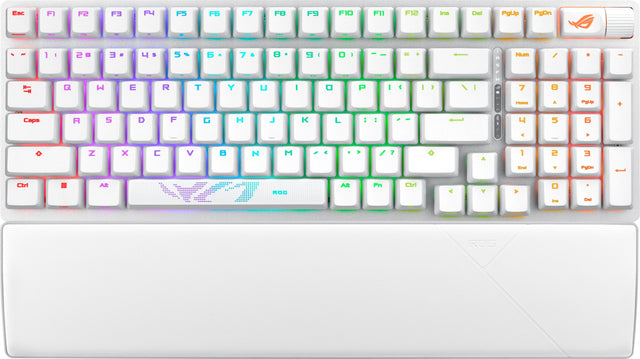 Esc F1 F2 F3 F4 F5 F6 F7 F8 F9 F10 F11 F12 Ins Del PgUp PgDn | | ~ 1 2 E  S 5 %  7 8 9 O = Num  Q W E R T Y U I O P [ 1 I L 7 8 9 - Home A PgUp + Caps A S D F G H J  L  5  z X  V  N M ? A 1 2 E ... Ctrl  Alt VE ROG Alt Fn Ctrl Ered O ts PgOn Del ROG