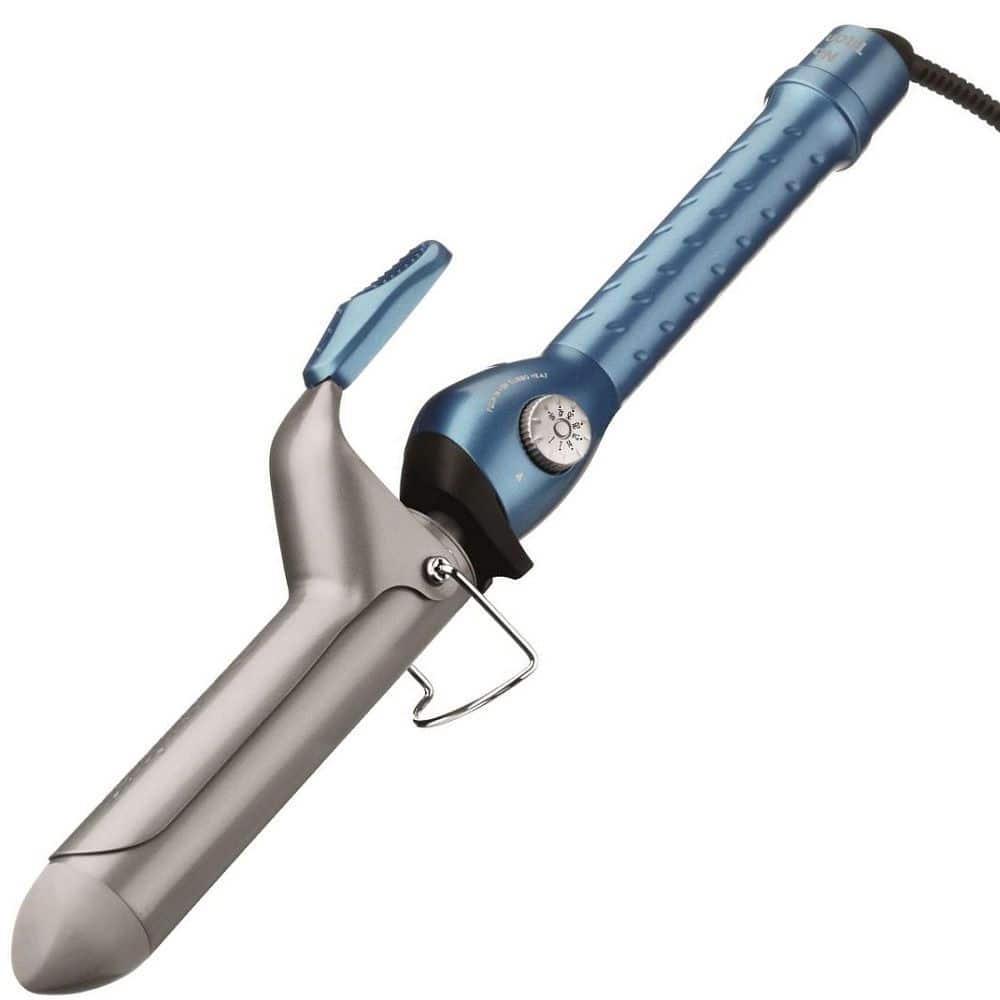 Babyliss - PRO Nano Titanium 1 1/4" Spring Curling Iron Item No. BNT125S - Blue