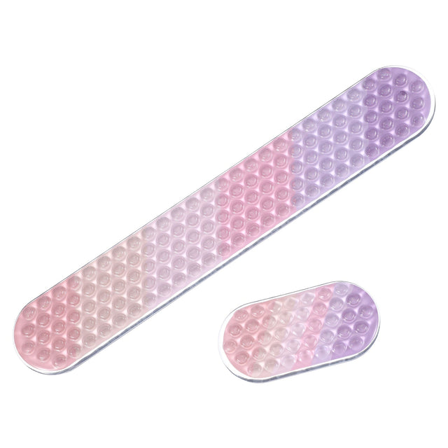 Front. Unique Bargains - Gel Wrist Rest, Ergonomic Silicone Gel Mouse Pad with Cool Touch Cushion for Computer Laptop Home Office Work (Pad Set) - Pastel Ombre.