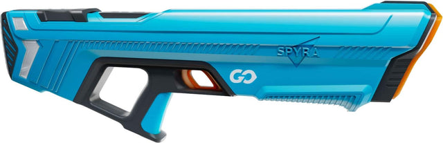 Front. SPYRA - SPYRA Electric Water Blaster, Lightweight Outdoor Squirt Toy Game, SpyraGo , Blue - Blue.