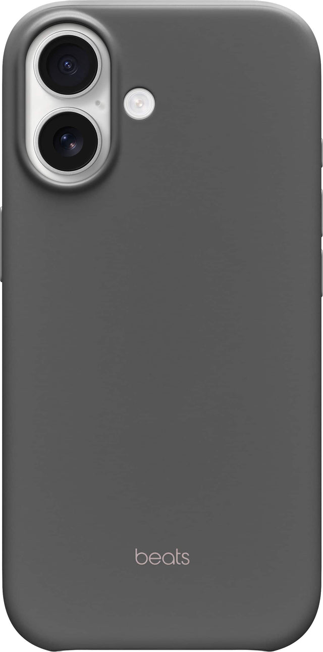 Front. Beats - iPhone 17 Case with MagSafe and Camera Control - Granite Gray.