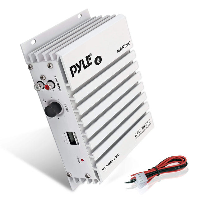PYLE MARINE  
LOW INPUT LEVEL  
HIGH INPUT LEVEL  
POWER  
240 WATTS  
2CH POWER AMPLIFIER  
FLMRA 120