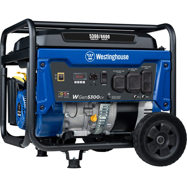 5300/6600 - N min H - W Westinghouse S - I 00:00 : Nv N nintoe JLA AC rV SA 1aum AC vo 20A ndo - I 1 240V kpa | | : WGen5300cv - i : n I - O Ju8