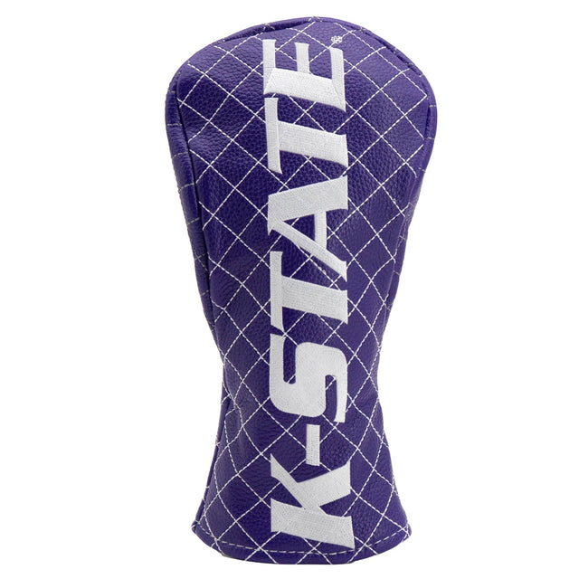 Front. Team Golf - Kansas State Wildcats Quilted Fairway Headcover - Multicolor.