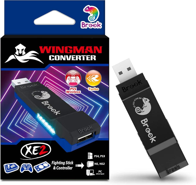 Brook WINGMAN CONVERTER Brook Br PS5 Turbo - Wireless 4* Brook Brook XEZ PS4, PS3 Fighting Stick NS, NS2 ad 2% & Controller + PC -iec-p Brook WE BYC+