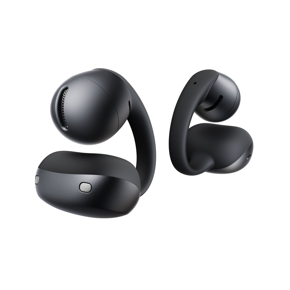 Shokz - OpenDots Air Open-Ear Clip-On True Wireless Bluetooth Earbuds - Black