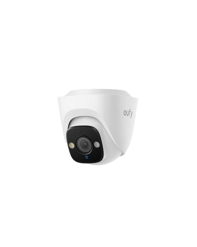 Front. eufy - (Add-On) PoE Turret Cam E41, 4K UHD, 122° FOV,Pure Color Night, 24/7 Recording, AI Human/Vehicle/Pet, Strobe,Plug & Play.