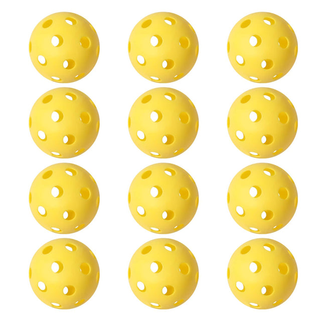 Front. GSE Games & Sports Expert - 12-Pack Plastic Practice Baseballs, Training Baseballs for All Skill Levels.(Yellow) - YELLOW.