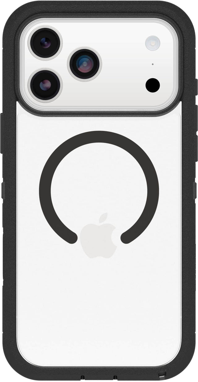 Front. OtterBox - Defender Series Pro XT Hard Shell for Apple iPhone 17 Pro Max - Dark Side.