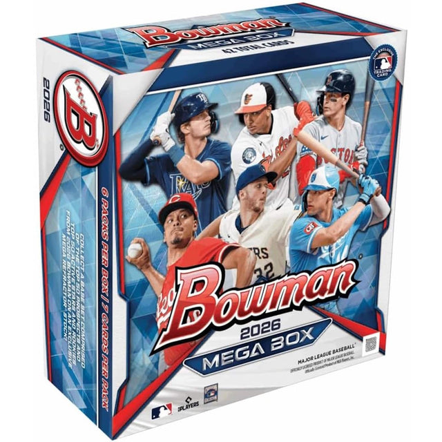 Bowman Mega 42 Total Cards E1 Aceess El Box Cnbs Enlrnet Trading Card 9802 T B Rlo Y Toi 9 Tr From Top Of Packs Ct Mega E028 50 Of The Top The Collect Per Rs Soactive Top 22 Refractor Bowman On Sta 50 Base Box Bowman I Ko L Set Stocki And Oprospects And 2026 Vibljx Rookies And Comprised Cards Box Baseball Rur Mega League Nurgr Major Mt 3 Per 3e Surso -ab Pack Iplayers