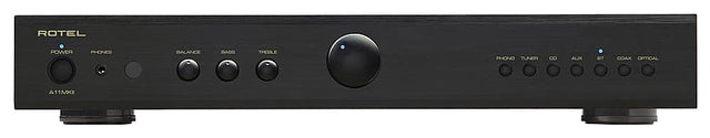 ROTEL POWER PHONES BALANCE BASS TREBLE PHONO TUNER CD AUX BT COAX OPTICAL A11MKII